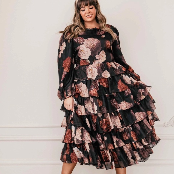 JessaKae Dresses & Skirts - Floral Misses Dress - Wedding Guest, Baby Shower